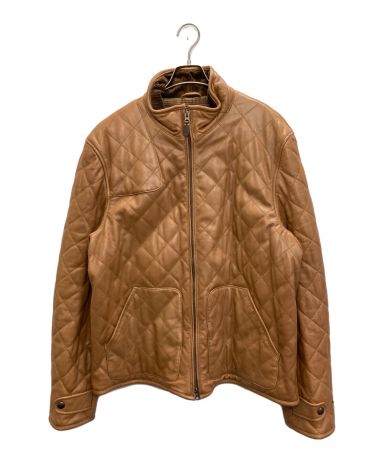 ラルフローレン ヌバックレザーキルティングレザージャケットXL/緑