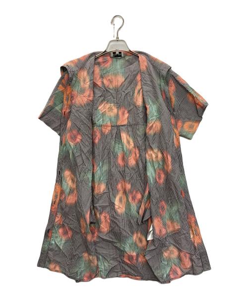 KENZO（ケンゾー）KENZO (ケンゾー) ブラックローズプリントシャツドレス マルチカラー サイズ:SIZE 36の古着・服飾アイテム