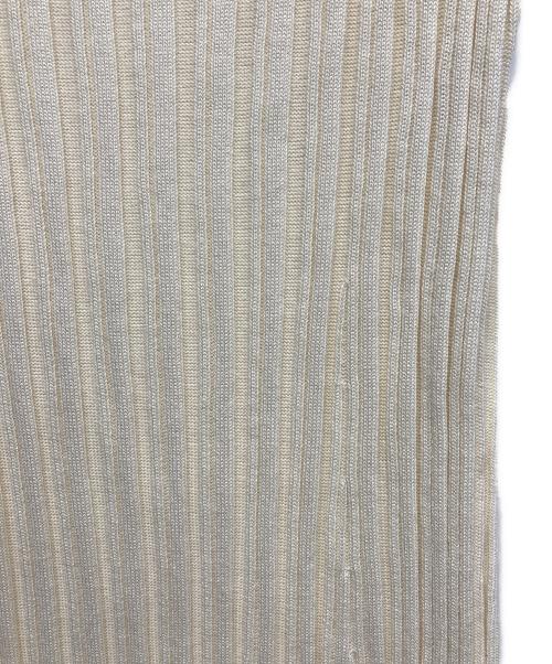 COLLAGE GALLARDAGALANTE（コラージュ ガリャルダガランテ）COLLAGE GALLARDAGALANTE (コラージュ ガリャルダガランテ) リブニットタイトワンピース ホワイト サイズ:Fの古着・服飾アイテム