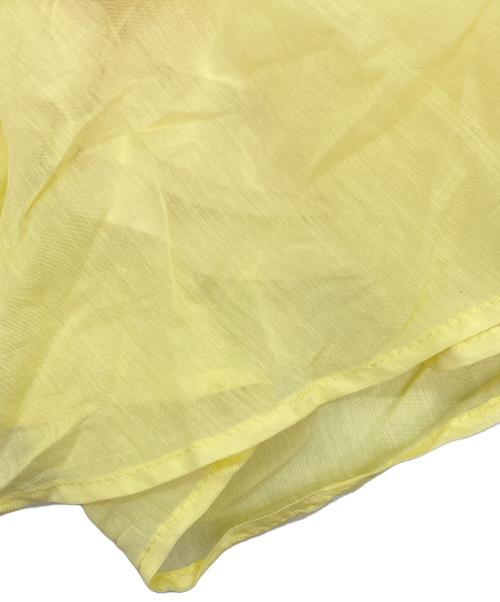 Katrin TOKYO（カトリーン トーキョー）Katrin TOKYO (カトリーン トーキョー) fluffy shoulder back tiered onepiece イエロー サイズ:Fの古着・服飾アイテム