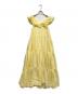 Katrin TOKYO (カトリーン トーキョー) fluffy shoulder back tiered onepiece イエロー サイズ:F：4000円