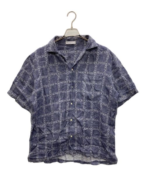 J.W.ANDERSON（ジェイダブリューアンダーソン）J.W.ANDERSON (ジェイダブリューアンダーソン) SHORT SLEEVE SHIRT ブルー サイズ:SIZE 50の古着・服飾アイテム