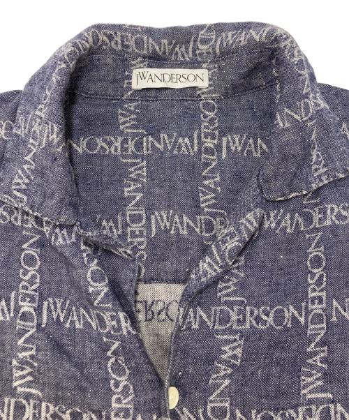J.W.ANDERSON（ジェイダブリューアンダーソン）J.W.ANDERSON (ジェイダブリューアンダーソン) SHORT SLEEVE SHIRT ブルー サイズ:SIZE 50の古着・服飾アイテム