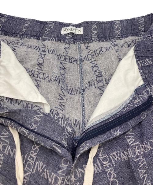 J.W.ANDERSON（ジェイダブリューアンダーソン）J.W.ANDERSON (ジェイダブリューアンダーソン) WIDE LEG SHORTS ブルー サイズ:SIZE 48の古着・服飾アイテム