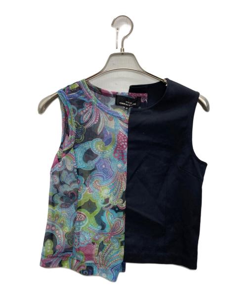 tricot COMME des GARCONS（トリココムデギャルソン）tricot COMME des GARCONS (トリココムデギャルソン) ノースリーブブラウス マルチカラー サイズ:SIZE Mの古着・服飾アイテム