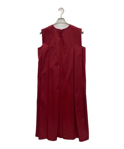 SUMI STYLE（スミ スタイル）SUMI STYLE (スミ スタイル) ノースリプリーツワンピース レッド サイズ:SIZE Freeの古着・服飾アイテム