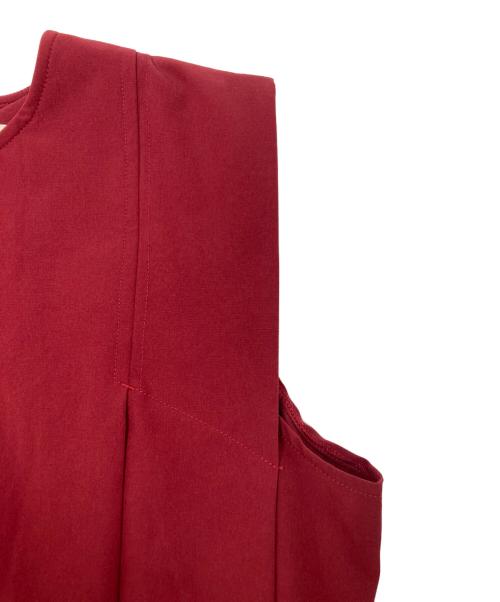 SUMI STYLE（スミ スタイル）SUMI STYLE (スミ スタイル) ノースリプリーツワンピース レッド サイズ:SIZE Freeの古着・服飾アイテム