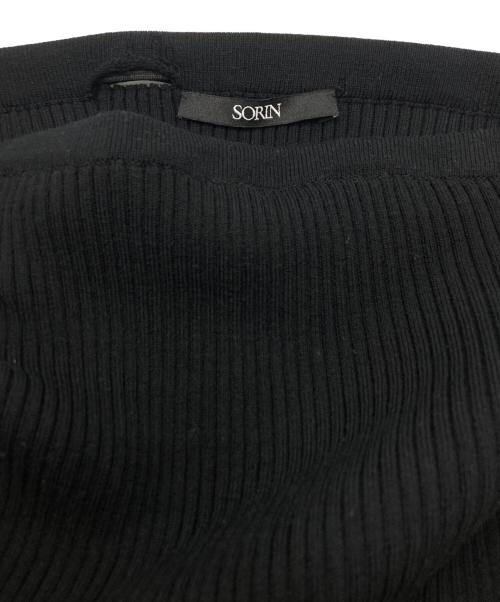 SORIN（ソリン）SORIN (ソリン) Rib Deformed Hem Bare Dress ブラック サイズ:SIZE Freeの古着・服飾アイテム