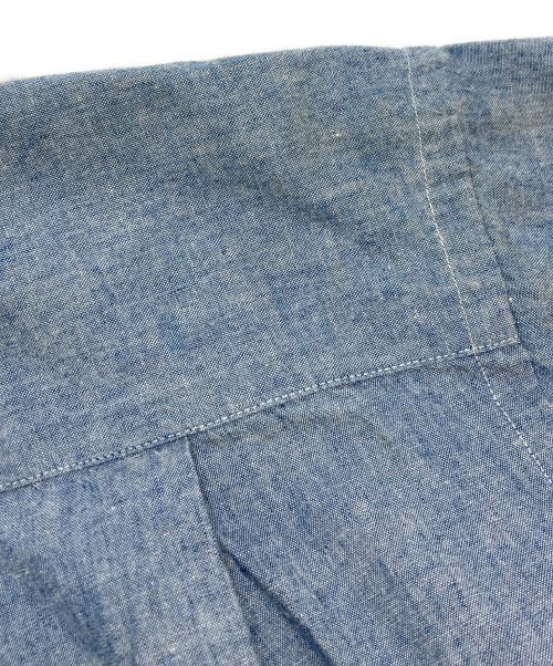 COMME des GARCONS HOMME（コムデギャルソン オム）COMME des GARCONS HOMME (コムデギャルソン オム) ジャンブレーオープンカラーシャツ スカイブルー サイズ:不明の古着・服飾アイテム