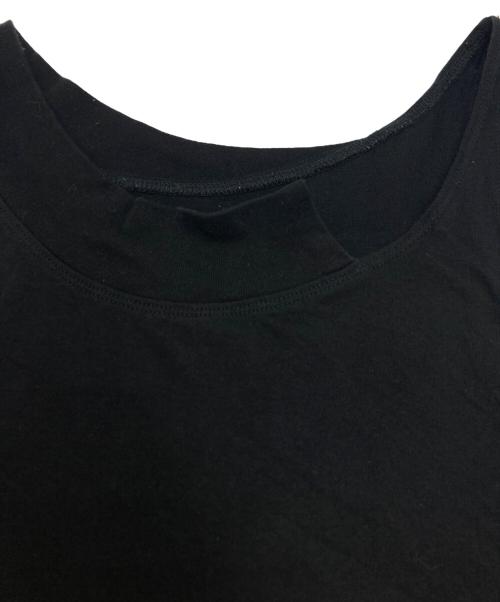 yohji yamamoto+noir（ヨウジヤマモトプリュスノアール）yohji yamamoto+noir (ヨウジヤマモトプリュスノアール) ノースリーブカットソー ブラック サイズ:SIZE 2の古着・服飾アイテム