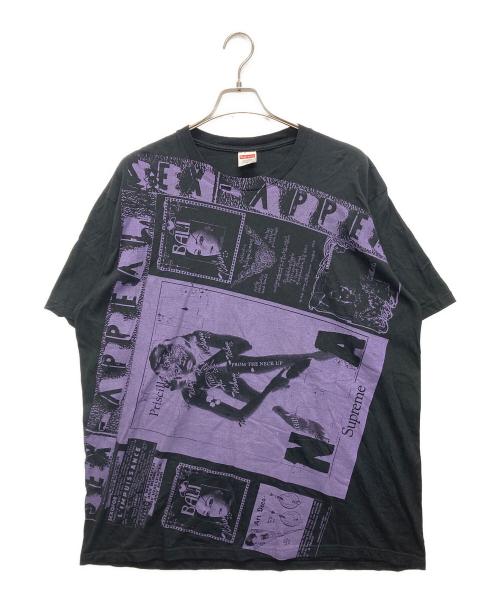 SUPREME（シュプリーム）SUPREME (シュプリーム) Collage Tee ブラック×パープル サイズ:SIZE XLの古着・服飾アイテム