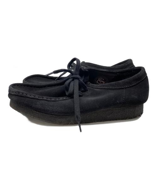CLARKS（クラークス）CLARKS (クラークス) ワラビーシューズ ブラック サイズ:26㎝の古着・服飾アイテム