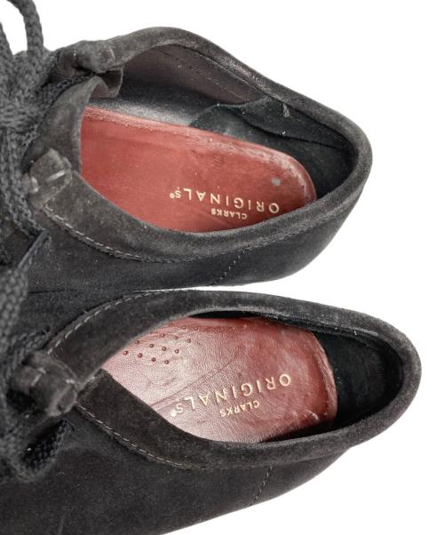 CLARKS（クラークス）CLARKS (クラークス) ワラビーシューズ ブラック サイズ:26㎝の古着・服飾アイテム
