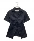 LE CIEL BLEUルシェルブルー）の古着「2way Length Tailored Shirt」｜ネイビー