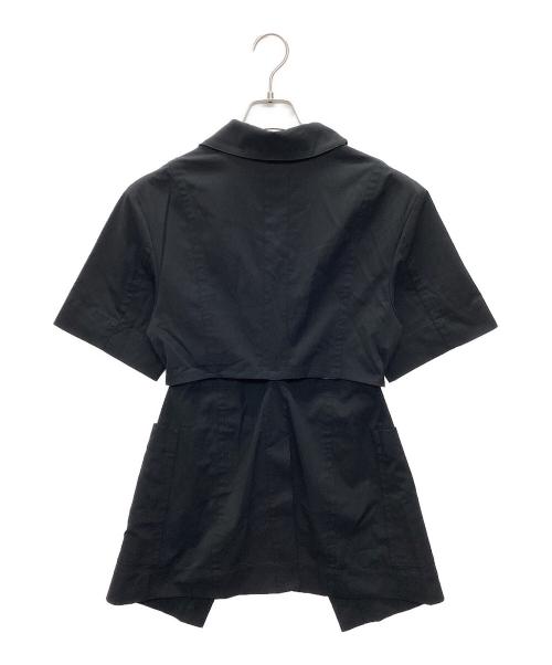 LE CIEL BLEU（ルシェルブルー）LE CIEL BLEU (ルシェルブルー) 2way Length Tailored Shirt ネイビー サイズ:SIZE 36の古着・服飾アイテム