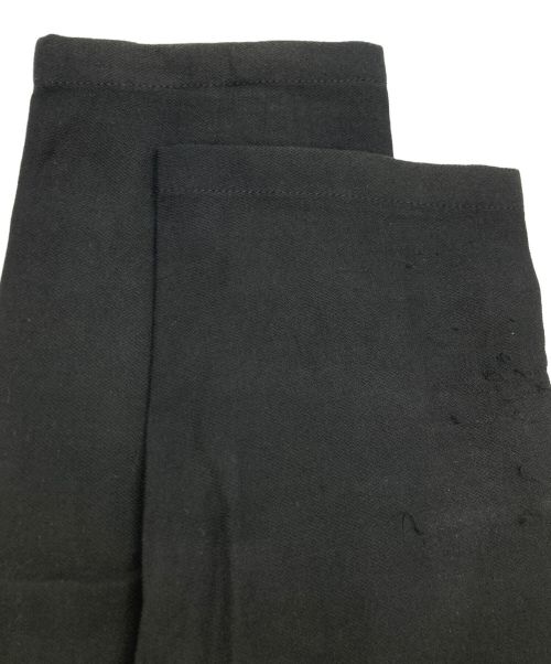 ANN DEMEULEMEESTER（アンドゥムルメステール）ANN DEMEULEMEESTER (アンドゥムルメステール) ハイウエストパンツ ブラック サイズ:SIZE Sの古着・服飾アイテム