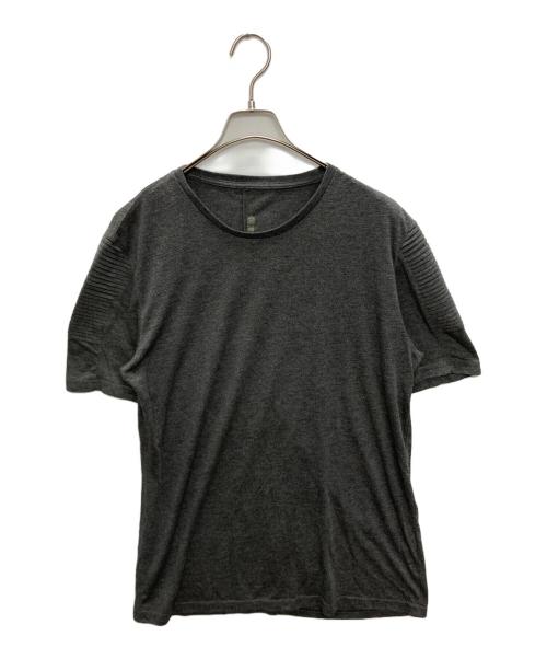 RICK OWENS（リックオウエンス）RICK OWENS (リックオウエンス) ショルダー切替カットソー グレー サイズ:SIZE XLの古着・服飾アイテム