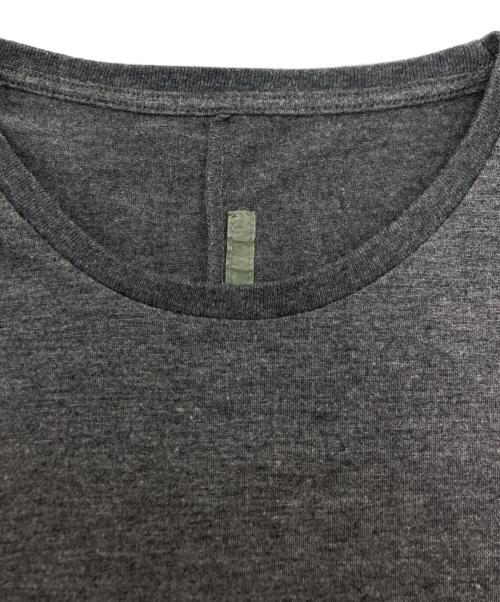 RICK OWENS（リックオウエンス）RICK OWENS (リックオウエンス) ショルダー切替カットソー グレー サイズ:SIZE XLの古着・服飾アイテム