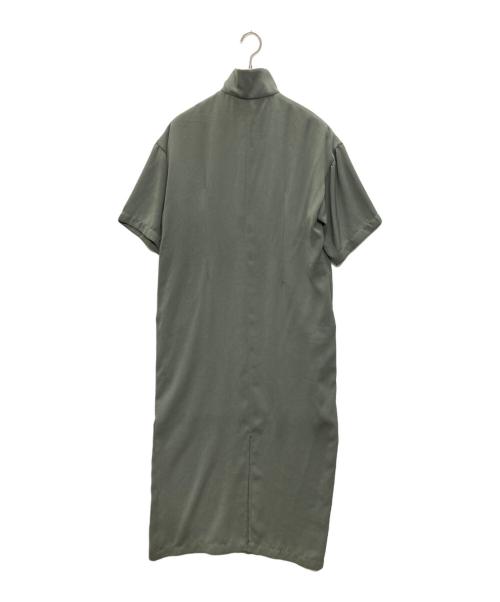 CLANE（クラネ）CLANE (クラネ) HALF ZIP MILITARY ONE PIECE 黄緑 サイズ:SIZE 0の古着・服飾アイテム