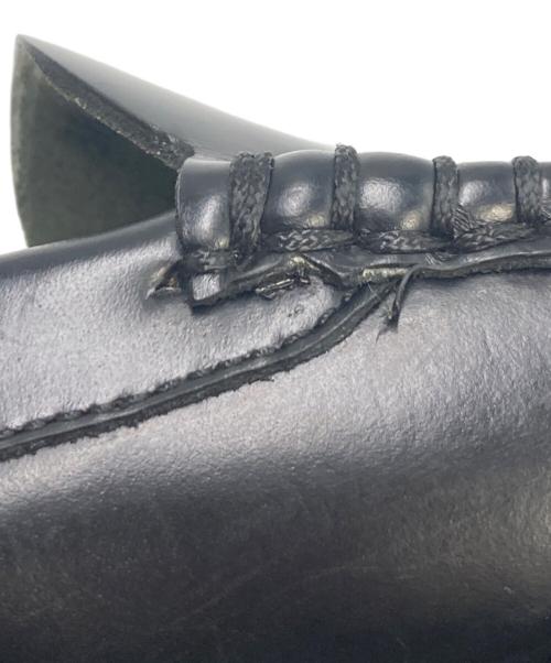 HEREU（ヘリュー）HEREU (ヘリュー) スリングバックローファー ブラック サイズ:SIZE 38の古着・服飾アイテム