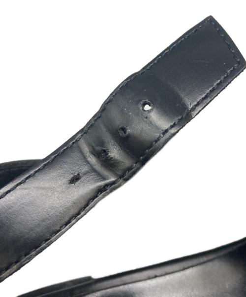 HEREU（ヘリュー）HEREU (ヘリュー) スリングバックローファー ブラック サイズ:SIZE 38の古着・服飾アイテム
