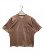 AURALEEオーラリー）の古着「STAND-UP TEE」｜ベージュ