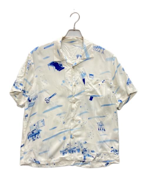 Porter Classic（ポータークラシック）Porter Classic (ポータークラシック) アロハシャツ ホワイト サイズ:SIZE Mの古着・服飾アイテム