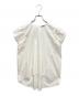 YOKO CHAN（ヨーコチャン）の古着「ノースリーブフリルカットソー」｜ホワイト
