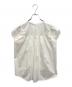 YOKO CHAN (ヨーコチャン) ノースリーブフリルカットソー ホワイト サイズ:SIZE 38：5000円