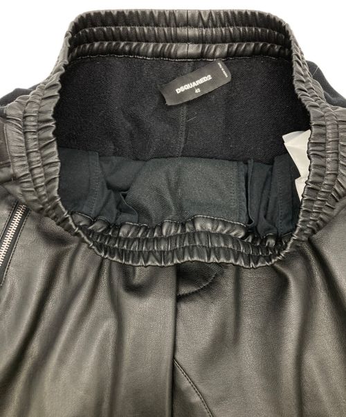 DSQUARED2（ディースクエアード）DSQUARED2 (ディースクエアード) ハイブリットトラックパンツ ブラック サイズ:42の古着・服飾アイテム