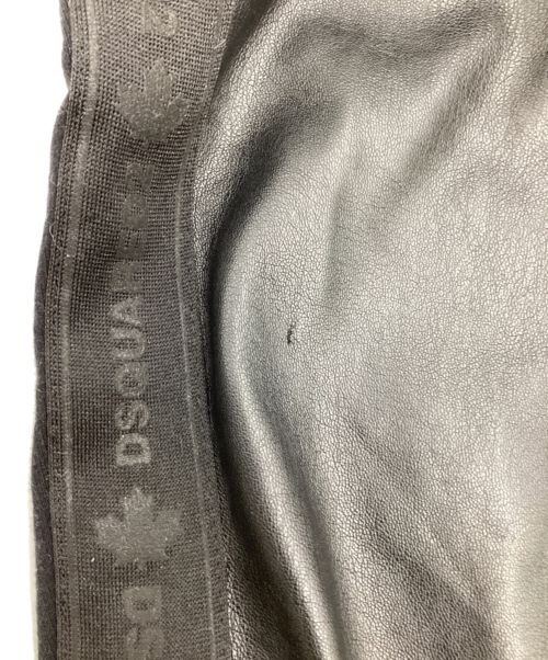 DSQUARED2（ディースクエアード）DSQUARED2 (ディースクエアード) ハイブリットトラックパンツ ブラック サイズ:42の古着・服飾アイテム