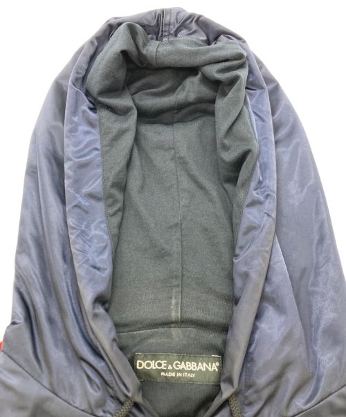 DOLCE & GABBANA（ドルチェ＆ガッバーナ）DOLCE & GABBANA (ドルチェ＆ガッバーナ) サイドラインナイロンジップブルゾン ネイビー サイズ:SIZE 46の古着・服飾アイテム