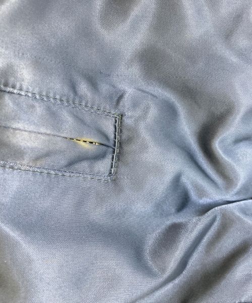 DOLCE & GABBANA（ドルチェ＆ガッバーナ）DOLCE & GABBANA (ドルチェ＆ガッバーナ) サイドラインナイロンジップブルゾン ネイビー サイズ:SIZE 46の古着・服飾アイテム