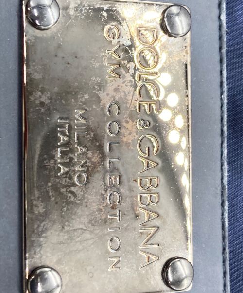 DOLCE & GABBANA（ドルチェ＆ガッバーナ）DOLCE & GABBANA (ドルチェ＆ガッバーナ) サイドラインナイロンジップブルゾン ネイビー サイズ:SIZE 46の古着・服飾アイテム