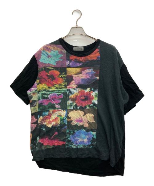 Yohji Yamamoto pour homme（ヨウジヤマモト プールオム）Yohji Yamamoto pour homme (ヨウジヤマモト プールオム) 花図鑑半袖 ブラック サイズ:SIZE3の古着・服飾アイテム