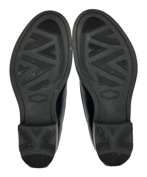 N.HOOLYWOOD（エヌ ハリウッド）N.HOOLYWOOD (エヌ ハリウッド) レザードレススリッポン ブラック サイズ:9 1/2の古着・服飾アイテム