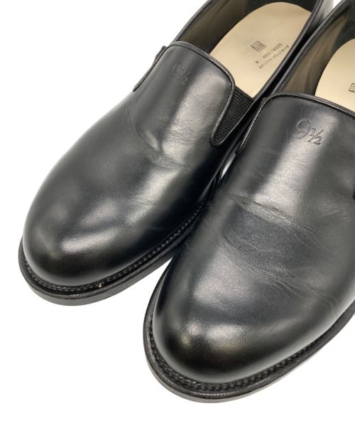 N.HOOLYWOOD（エヌ ハリウッド）N.HOOLYWOOD (エヌ ハリウッド) レザードレススリッポン ブラック サイズ:9 1/2の古着・服飾アイテム