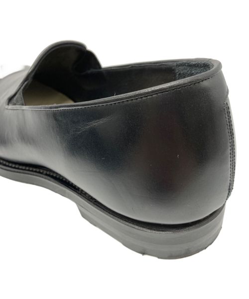 N.HOOLYWOOD（エヌ ハリウッド）N.HOOLYWOOD (エヌ ハリウッド) レザードレススリッポン ブラック サイズ:9 1/2の古着・服飾アイテム