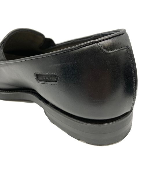 N.HOOLYWOOD（エヌ ハリウッド）N.HOOLYWOOD (エヌ ハリウッド) レザードレススリッポン ブラック サイズ:9 1/2の古着・服飾アイテム