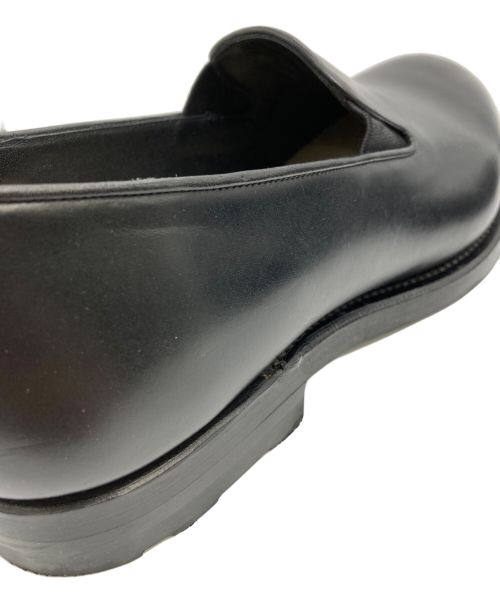 N.HOOLYWOOD（エヌ ハリウッド）N.HOOLYWOOD (エヌ ハリウッド) レザードレススリッポン ブラック サイズ:9 1/2の古着・服飾アイテム