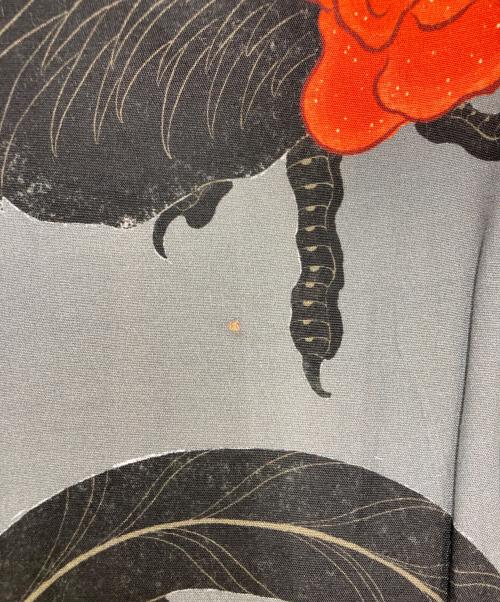 Gakkin（ガッキン）GAKKIN (ガッキン) BUDSPOOL (バッズプール) 軍鶏アロハシャツ グレー サイズ:SIZE Ｌの古着・服飾アイテム