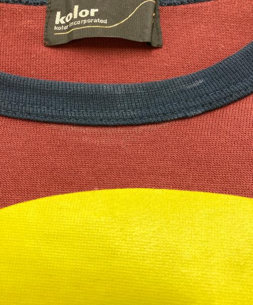 KOLOR（カラー）KOLOR (カラー) 半袖カットソー ブラウン サイズ:SIZE 2の古着・服飾アイテム