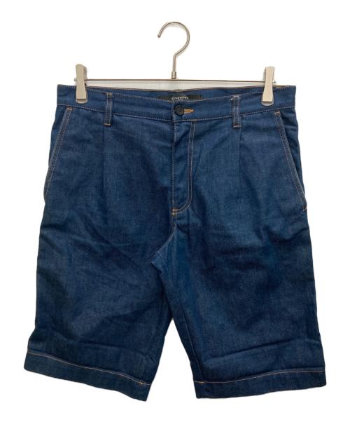 GIVENCHY（ジバンシィ）GIVENCHY (ジバンシィ) ハーフデニムパンツ インディゴ サイズ:SIZE 28の古着・服飾アイテム