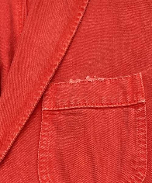 MCQ（マックキュー）MCQ (マックキュー) カラーデニムジャケット レッド サイズ:SIZE 48の古着・服飾アイテム