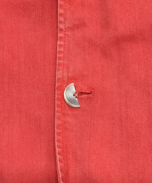 MCQ（マックキュー）MCQ (マックキュー) カラーデニムジャケット レッド サイズ:SIZE 48の古着・服飾アイテム