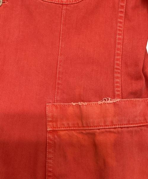 MCQ（マックキュー）MCQ (マックキュー) カラーデニムジャケット レッド サイズ:SIZE 48の古着・服飾アイテム