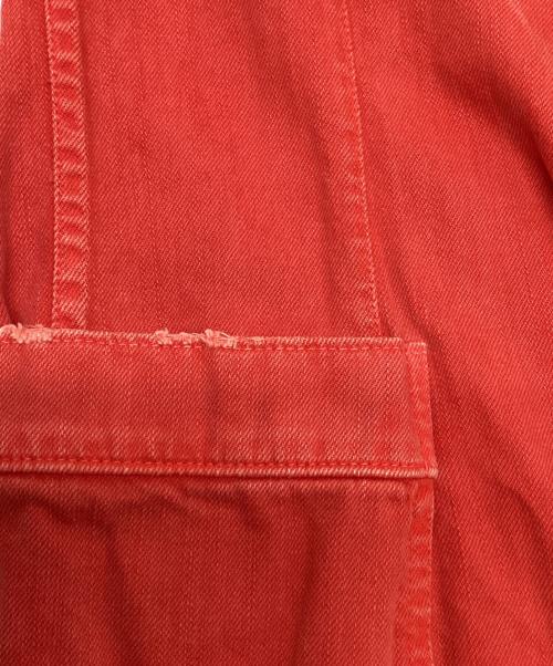 MCQ（マックキュー）MCQ (マックキュー) カラーデニムジャケット レッド サイズ:SIZE 48の古着・服飾アイテム