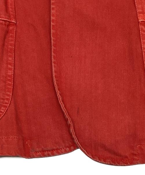 MCQ（マックキュー）MCQ (マックキュー) カラーデニムジャケット レッド サイズ:SIZE 48の古着・服飾アイテム