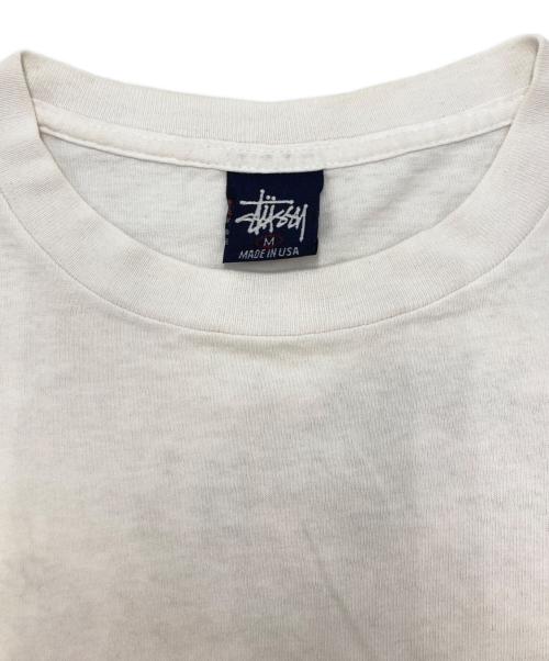 stussy（ステューシー）stussy (ステューシー) 90’s ドラゴンプリントカットソー ホワイト サイズ:SIZE Mの古着・服飾アイテム