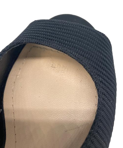 Christian Dior（クリスチャン ディオール）Christian Dior (クリスチャン ディオール) J'Adiorオープントゥーパンプス ブラック×ホワイト サイズ:SIZE 35 1/2の古着・服飾アイテム